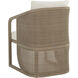 Palermo Drift Brown / Stinson Cream Outdoor Dining Chair